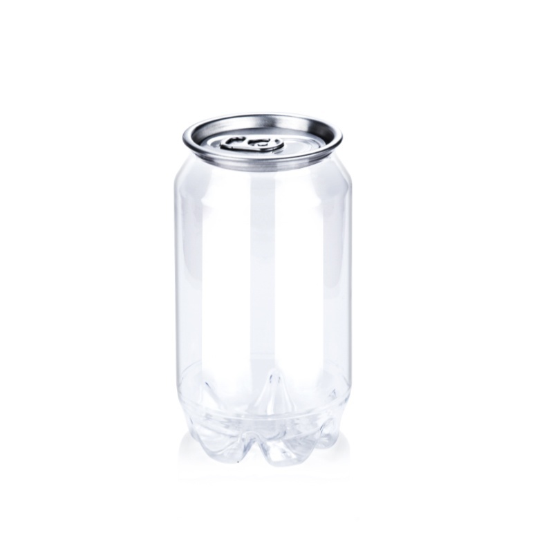 Transparent Plastic Coffee Cans
