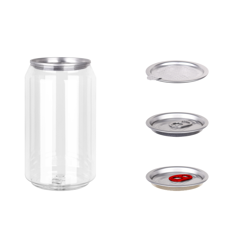 Custom Plastic Beverage Cans with Lids