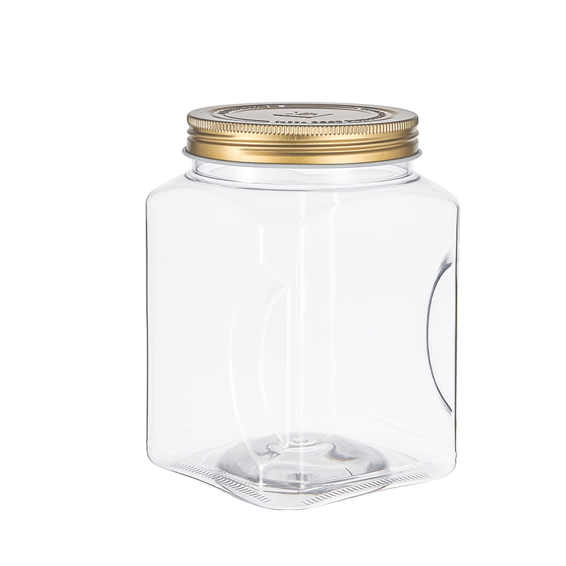 Plastic Square Nut Storage Jars