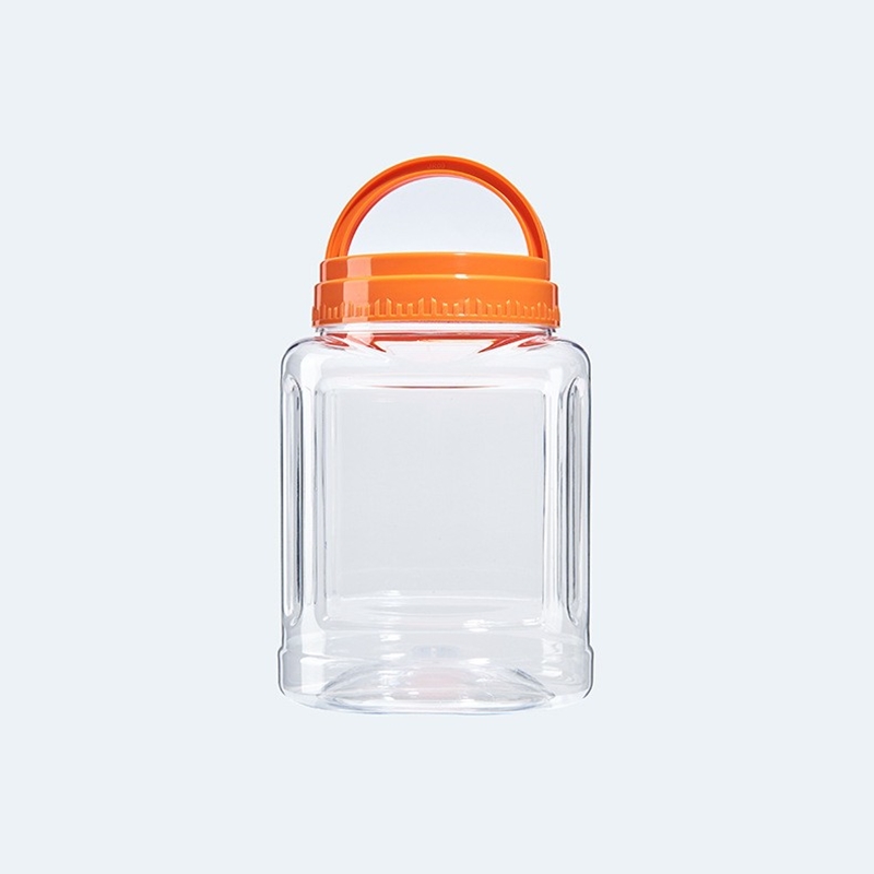 Transparent Plastic nut Jars with Lids
