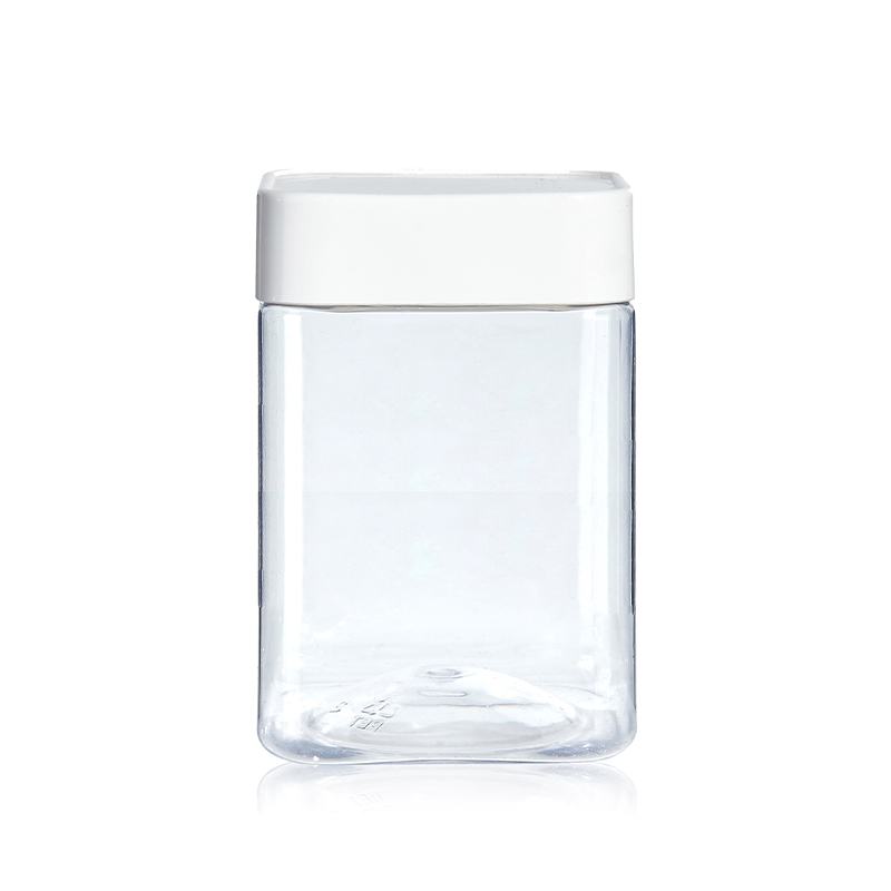 410ml Square PET Plastic Jar