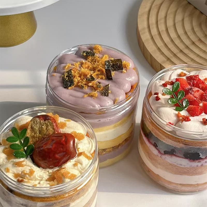 Clear Food Plastic Jar Container