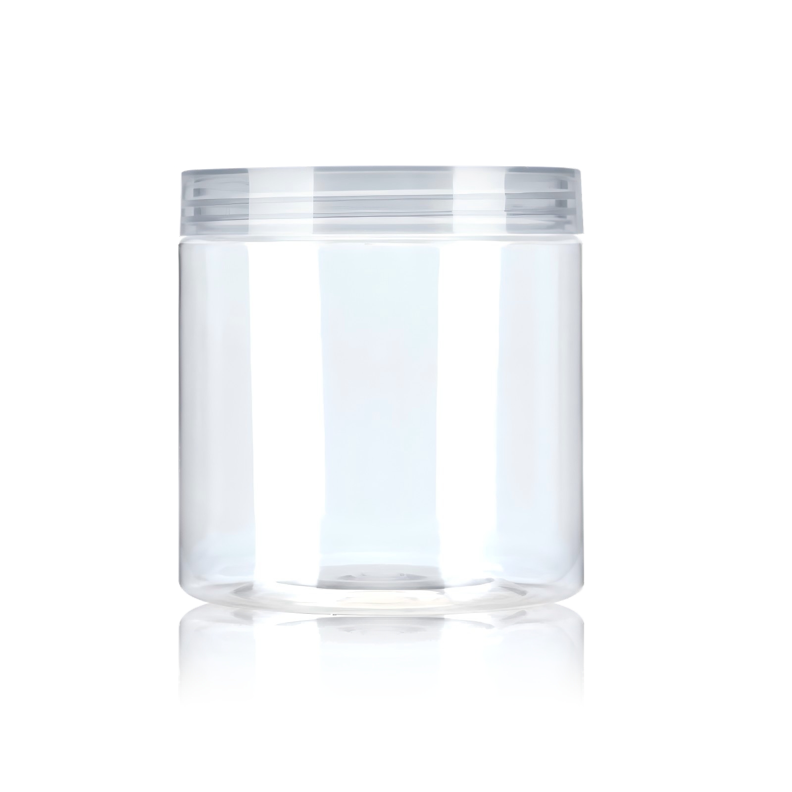 Screw top plastic food jar