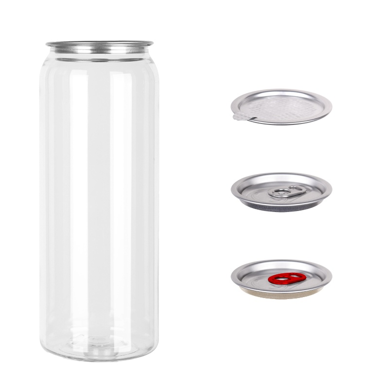 372ml Food Grade PET clear Plastic Cans