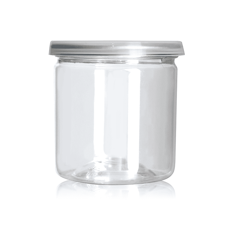 Plastic Jars With Aluminum Plastic Lid