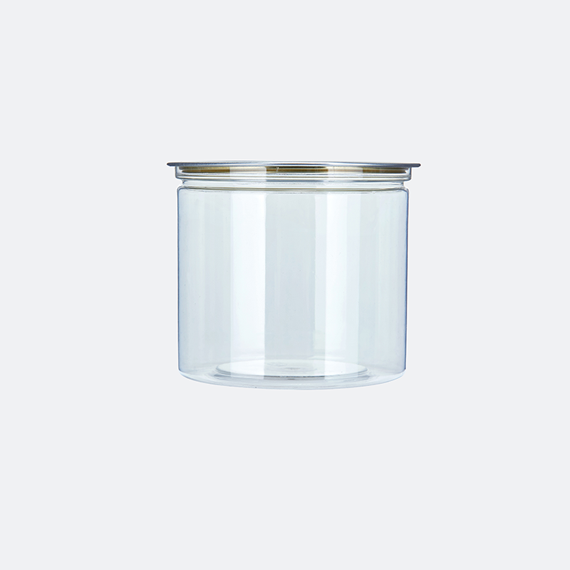 Empty Clear Easy Open Plastic Jars