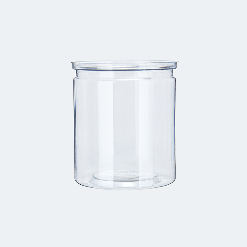 Crystal Clear PET Plastic Jar