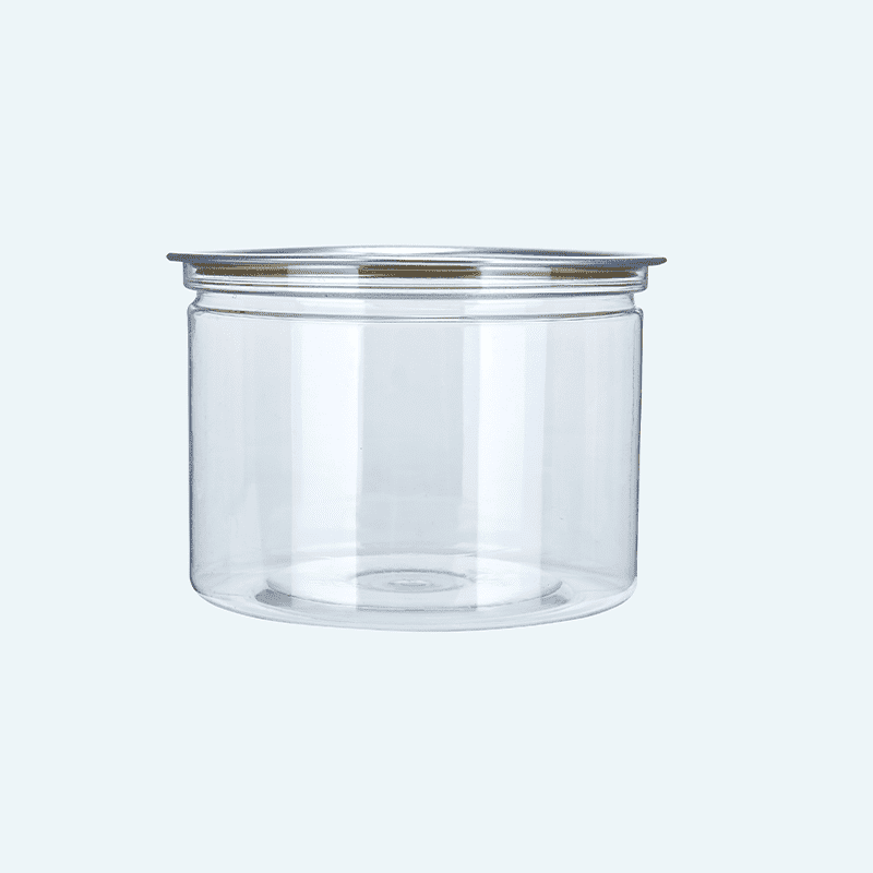 Transparent Plastic Jars