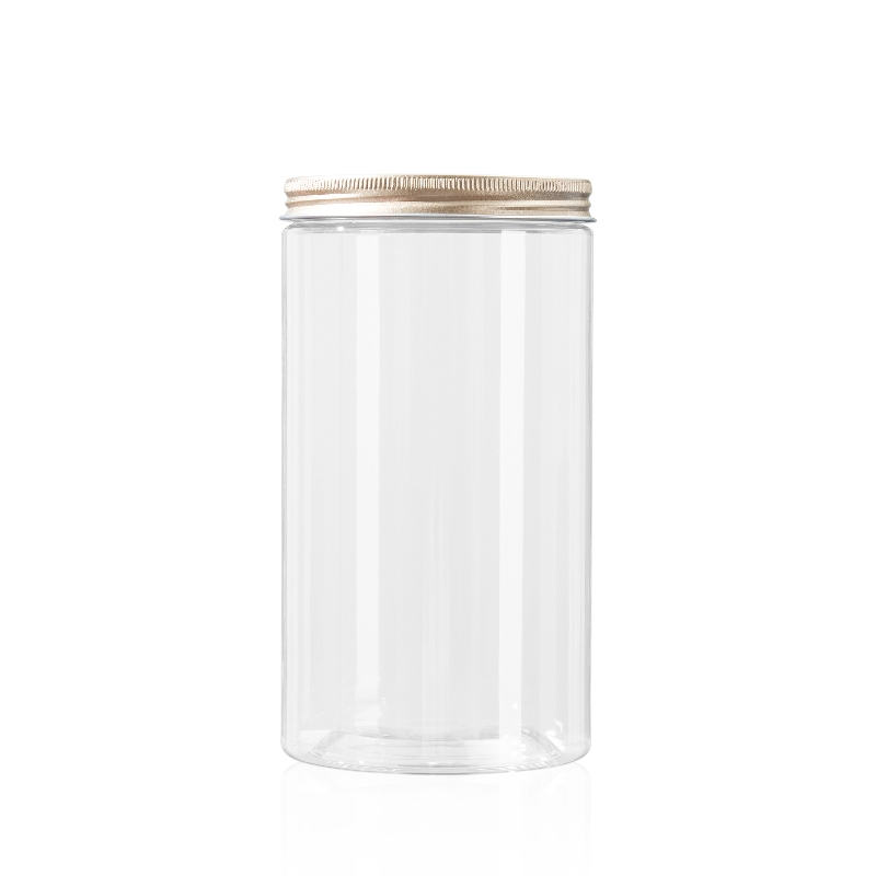 850ml Plastic Crystal Jars with Lids