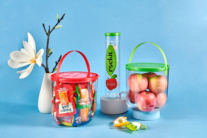 PET Transparent Plastic Fruit Jar